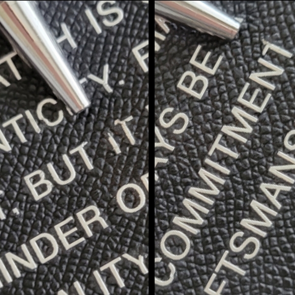 Authentic COACH Story Pouch | XL Clutch /Wristlet | Crossgrain Leather | EUC - Picture 15 of 16